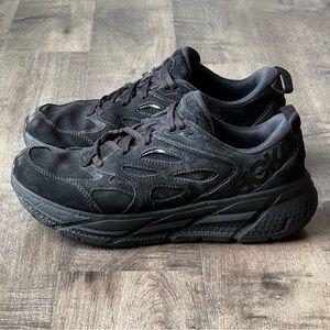 Hoka One One Mens Clifton L Suede 1122571 BBLC Running Shoes Sneakers Size 10